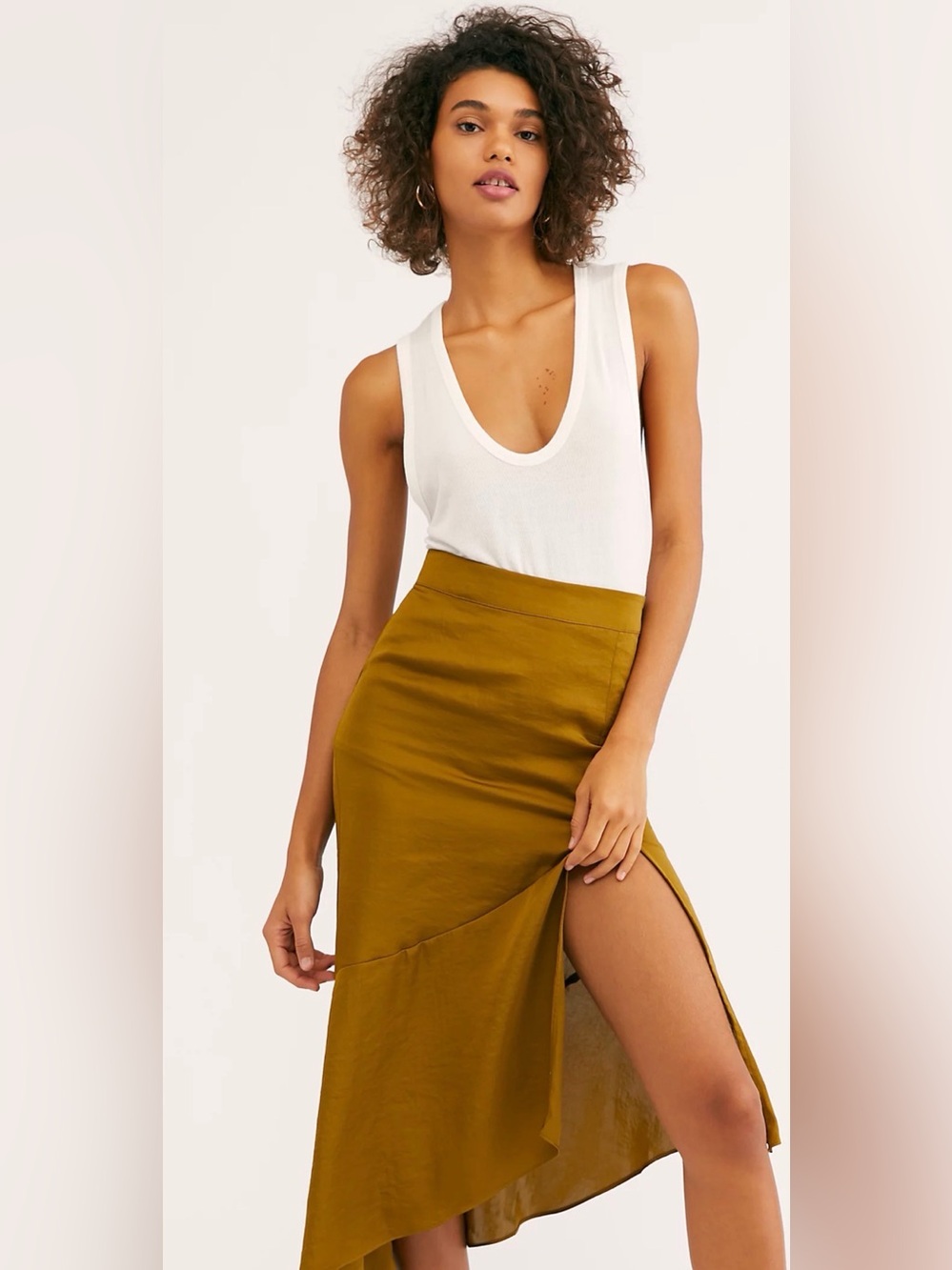 Free People Lola Slit Skirt